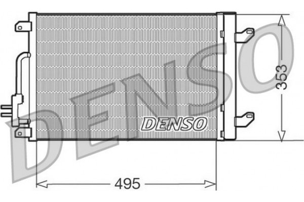 Denso Συμπυκνωτής, σύστ. Κλιματισμού - DCN13015