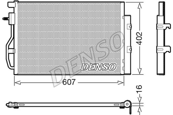 Denso Συμπυκνωτής, σύστ. Κλιματισμού - DCN15008