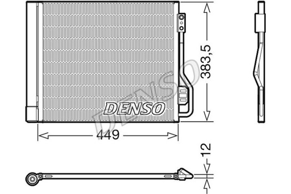 Denso Συμπυκνωτής, σύστ. Κλιματισμού - DCN16002