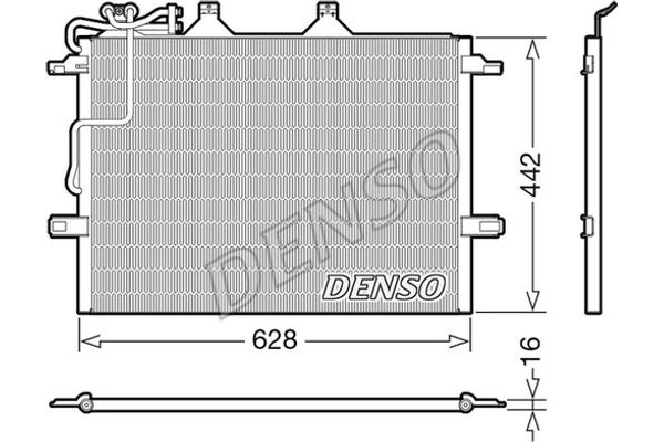 Denso Συμπυκνωτής, σύστ. Κλιματισμού - DCN17018