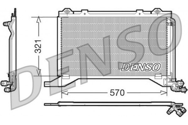 Denso Συμπυκνωτής, σύστ. Κλιματισμού - DCN17019