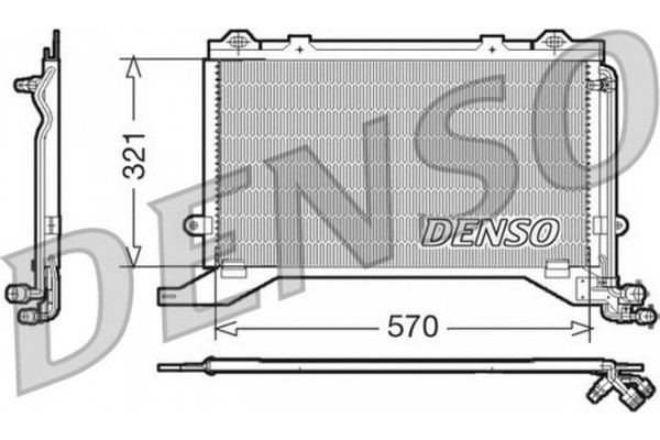 Denso Συμπυκνωτής, σύστ. Κλιματισμού - DCN17020