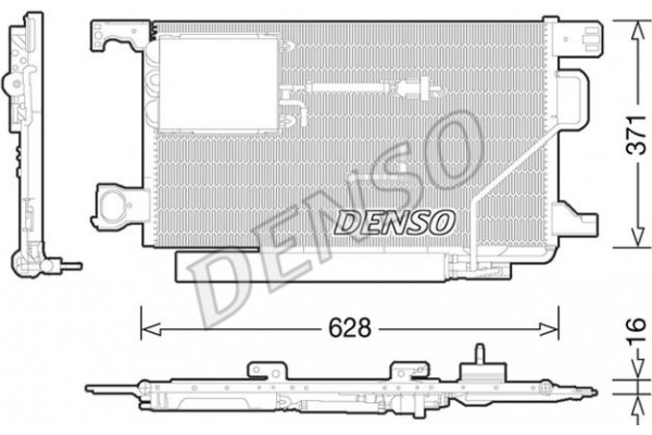 Denso Συμπυκνωτής, σύστ. Κλιματισμού - DCN17024