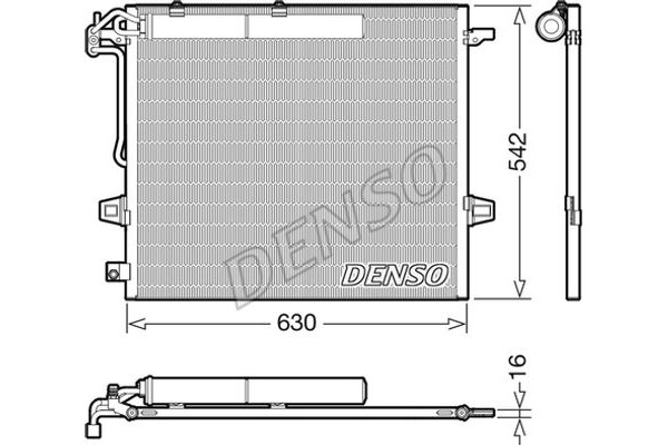 Denso Συμπυκνωτής, σύστ. Κλιματισμού - DCN17057