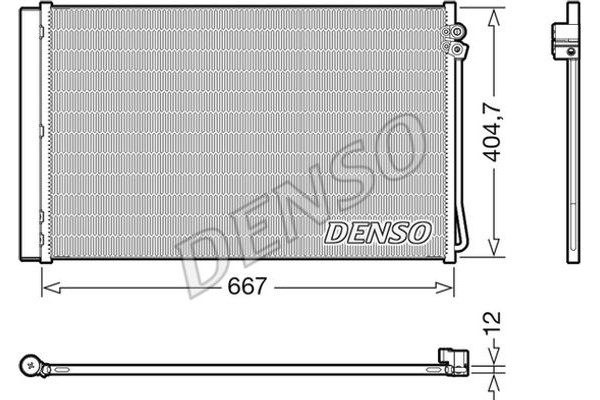 Denso Συμπυκνωτής, σύστ. Κλιματισμού - DCN17062