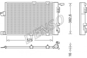 Denso Συμπυκνωτής, σύστ. Κλιματισμού - DCN20038
