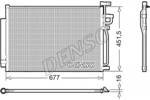 Denso Συμπυκνωτής, σύστ. Κλιματισμού - DCN20040