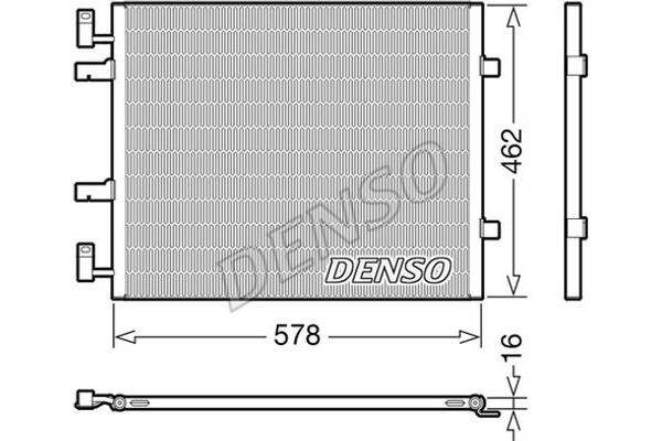 Denso Συμπυκνωτής, σύστ. Κλιματισμού - DCN20041