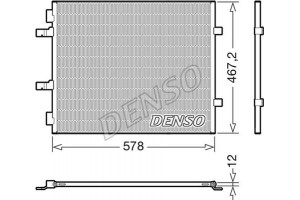 Denso Συμπυκνωτής, σύστ. Κλιματισμού - DCN20042