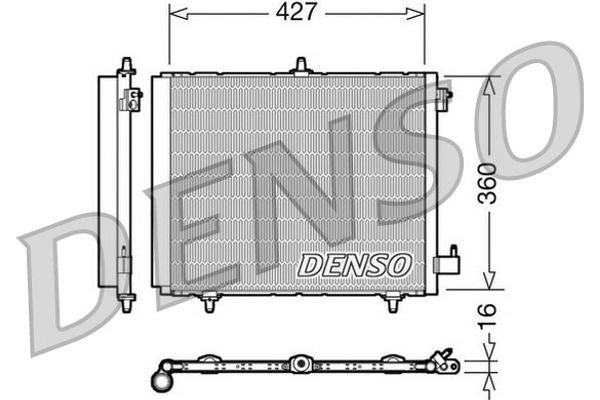 Denso Συμπυκνωτής, σύστ. Κλιματισμού - DCN21009