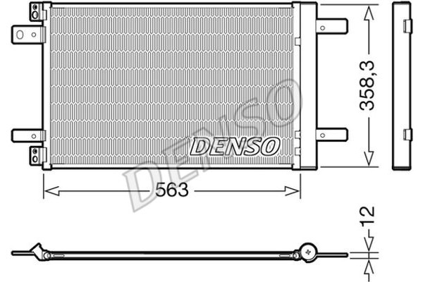 Denso Συμπυκνωτής, σύστ. Κλιματισμού - DCN21032