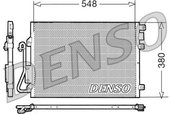 Denso Συμπυκνωτής, σύστ. Κλιματισμού - DCN23008