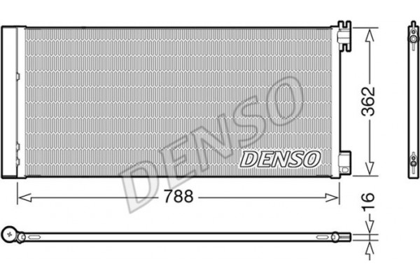 Denso Συμπυκνωτής, σύστ. Κλιματισμού - DCN23042