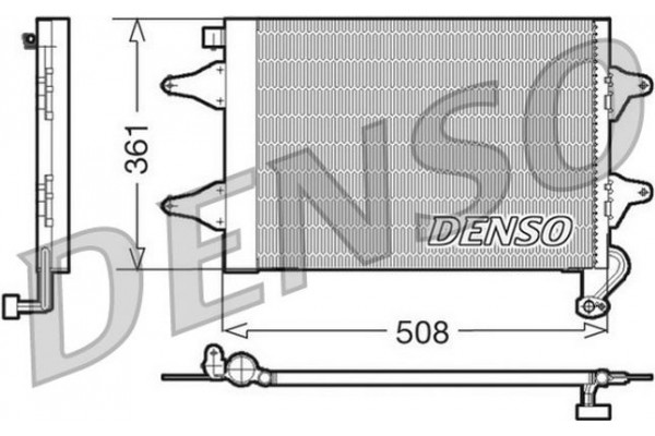 Denso Συμπυκνωτής, σύστ. Κλιματισμού - DCN27004