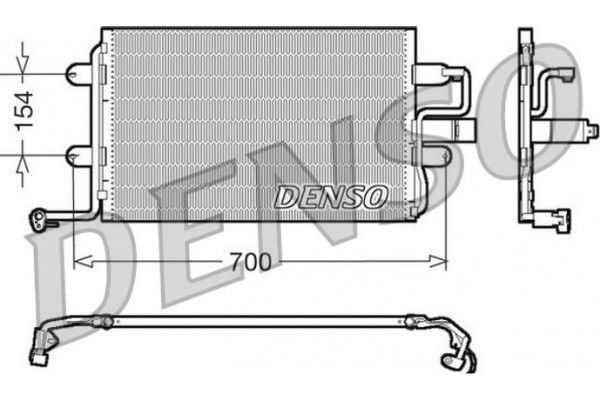 Denso Συμπυκνωτής, σύστ. Κλιματισμού - DCN32017