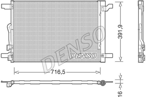 Denso Συμπυκνωτής, σύστ. Κλιματισμού - DCN32024