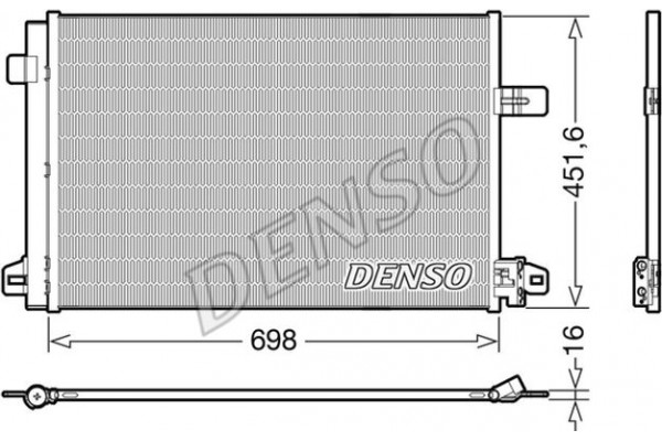 Denso Συμπυκνωτής, σύστ. Κλιματισμού - DCN32028