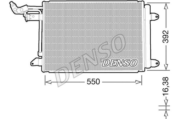 Denso Συμπυκνωτής, σύστ. Κλιματισμού - DCN32032