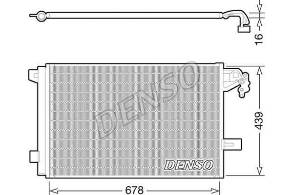 Denso Συμπυκνωτής, σύστ. Κλιματισμού - DCN32063