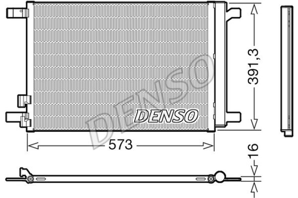 Denso Συμπυκνωτής, σύστ. Κλιματισμού - DCN32066