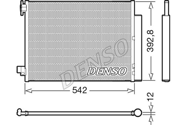 Denso Συμπυκνωτής, σύστ. Κλιματισμού - DCN37004