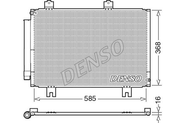 Denso Συμπυκνωτής, σύστ. Κλιματισμού - DCN40020