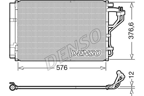 Denso Συμπυκνωτής, σύστ. Κλιματισμού - DCN41010