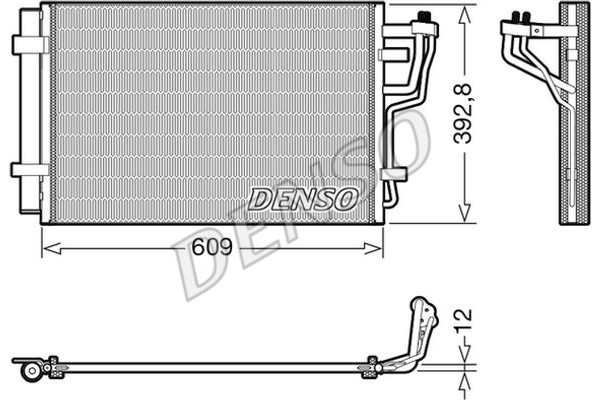 Denso Συμπυκνωτής, σύστ. Κλιματισμού - DCN41013