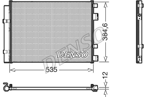 Denso Συμπυκνωτής, σύστ. Κλιματισμού - DCN41020