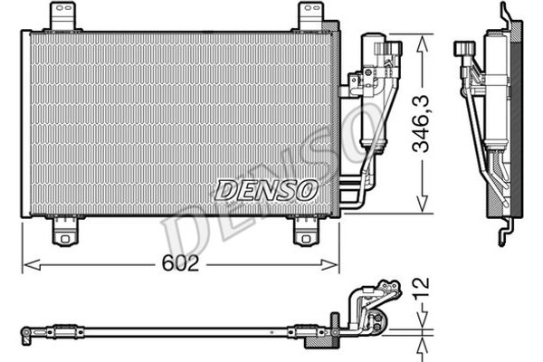 Denso Συμπυκνωτής, σύστ. Κλιματισμού - DCN44017