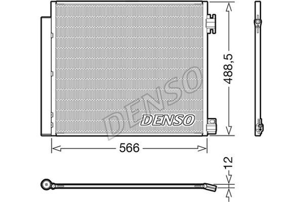 Denso Συμπυκνωτής, σύστ. Κλιματισμού - DCN46026