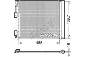 Denso Συμπυκνωτής, σύστ. Κλιματισμού - DCN46028