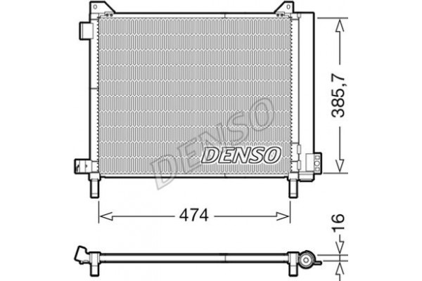 Denso Συμπυκνωτής, σύστ. Κλιματισμού - DCN46030