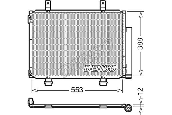 Denso Συμπυκνωτής, σύστ. Κλιματισμού - DCN47007