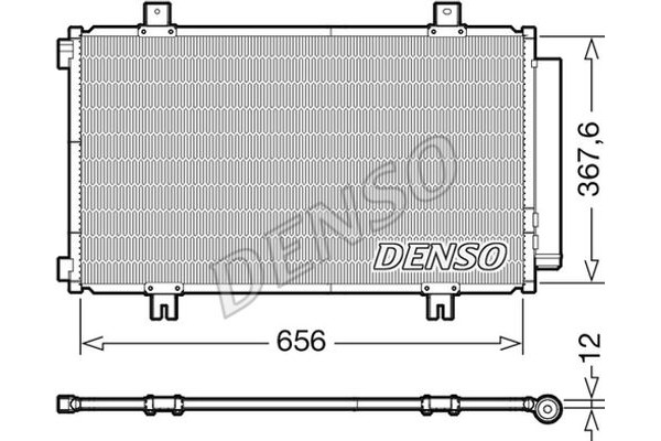 Denso Συμπυκνωτής, σύστ. Κλιματισμού - DCN47009