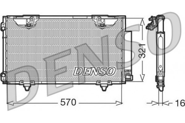 Denso Συμπυκνωτής, σύστ. Κλιματισμού - DCN50010