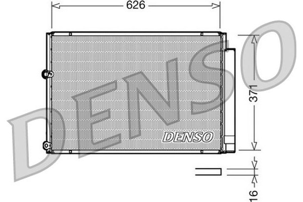 Denso Συμπυκνωτής, σύστ. Κλιματισμού - DCN50018