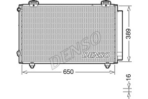 Denso Συμπυκνωτής, σύστ. Κλιματισμού - DCN50023