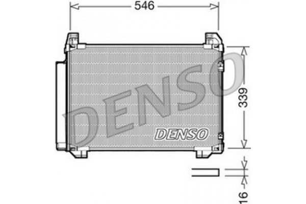 Denso Συμπυκνωτής, σύστ. Κλιματισμού - DCN50025