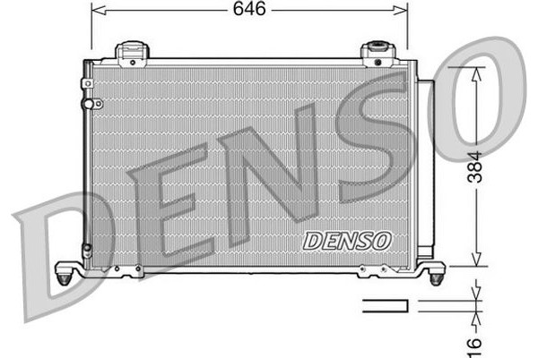 Denso Συμπυκνωτής, σύστ. Κλιματισμού - DCN50026