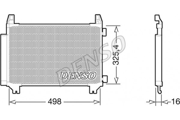 Denso Συμπυκνωτής, σύστ. Κλιματισμού - DCN50028