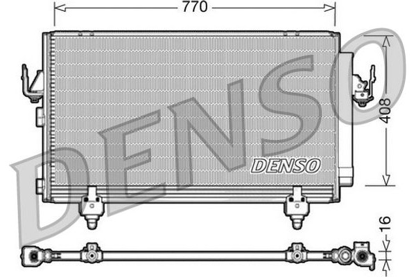 Denso Συμπυκνωτής, σύστ. Κλιματισμού - DCN50031