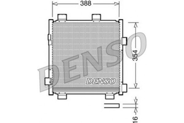 Denso Συμπυκνωτής, σύστ. Κλιματισμού - DCN50040