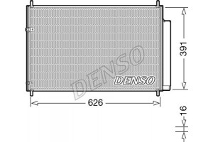 Denso Συμπυκνωτής, σύστ. Κλιματισμού - DCN50041