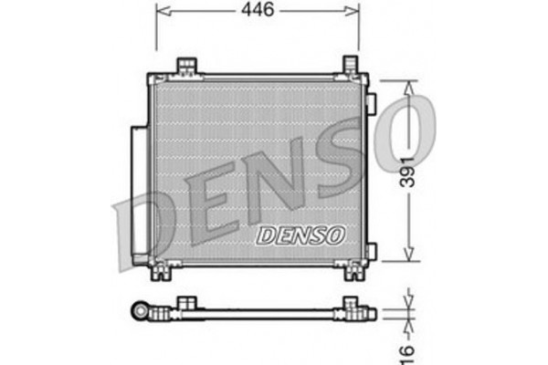 Denso Συμπυκνωτής, σύστ. Κλιματισμού - DCN50045