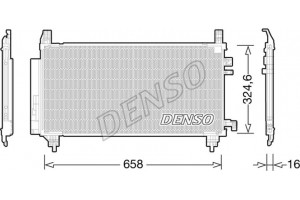 Denso Συμπυκνωτής, σύστ. Κλιματισμού - DCN50046