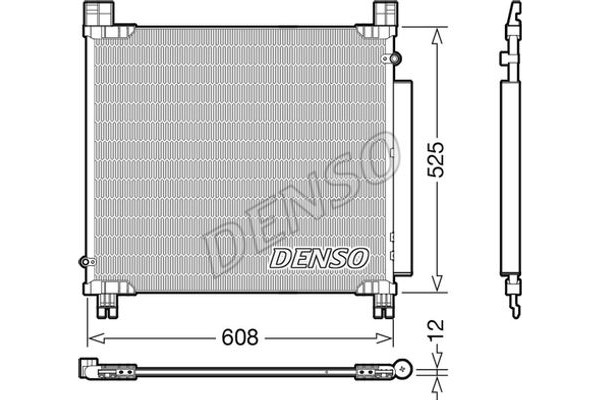 Denso Συμπυκνωτής, σύστ. Κλιματισμού - DCN50050