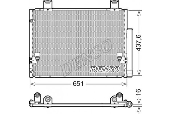 Denso Συμπυκνωτής, σύστ. Κλιματισμού - DCN50057