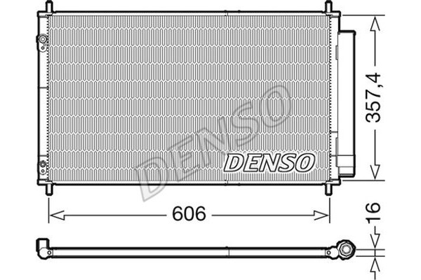 Denso Συμπυκνωτής, σύστ. Κλιματισμού - DCN50058