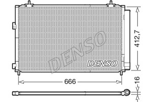 Denso Συμπυκνωτής, σύστ. Κλιματισμού - DCN50059